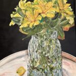 Freesia in Cut Glass